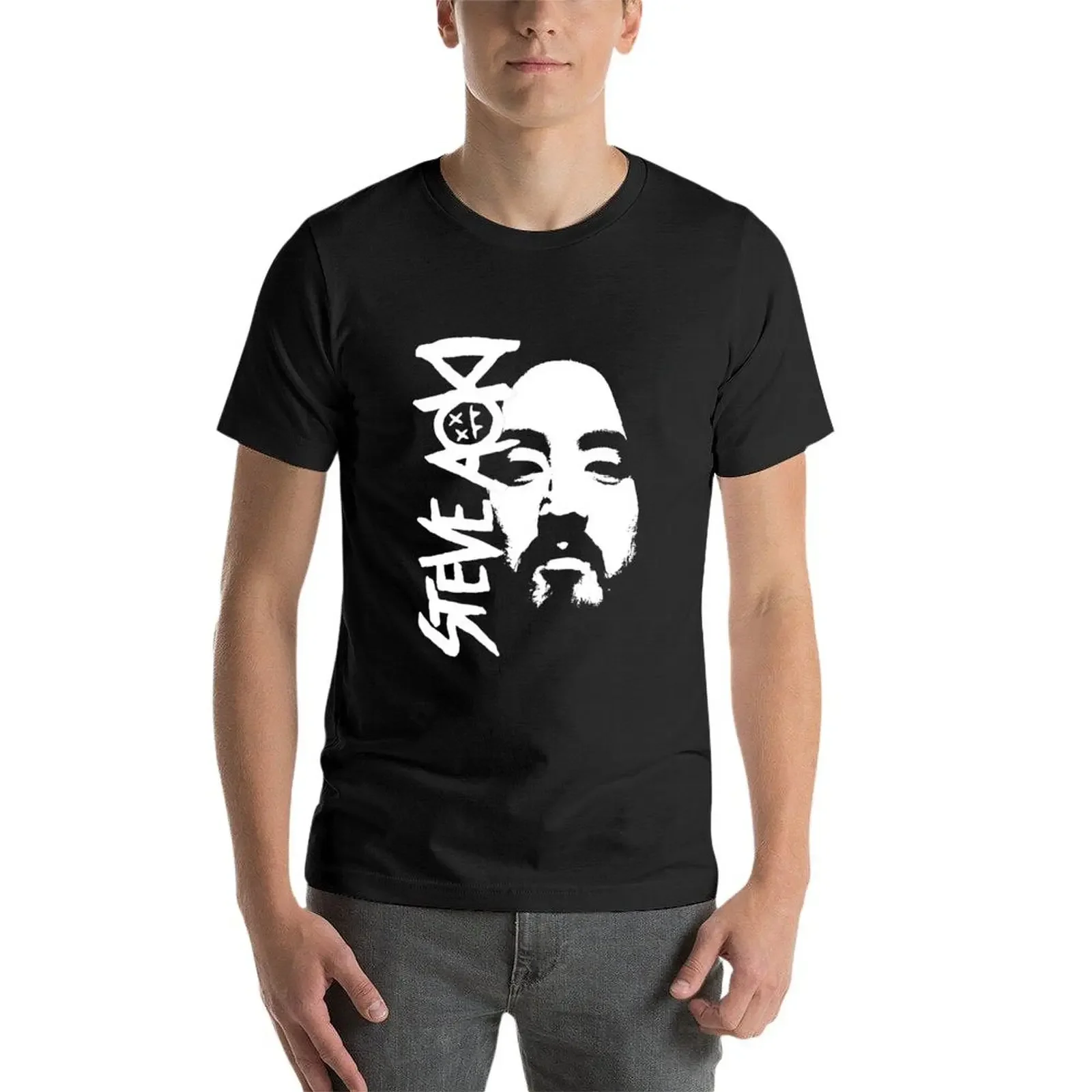 Steve Aoki t-shirt magliette grafiche camicie graphic tee blacks maglietta oversize maglietta da allenamento da uomo