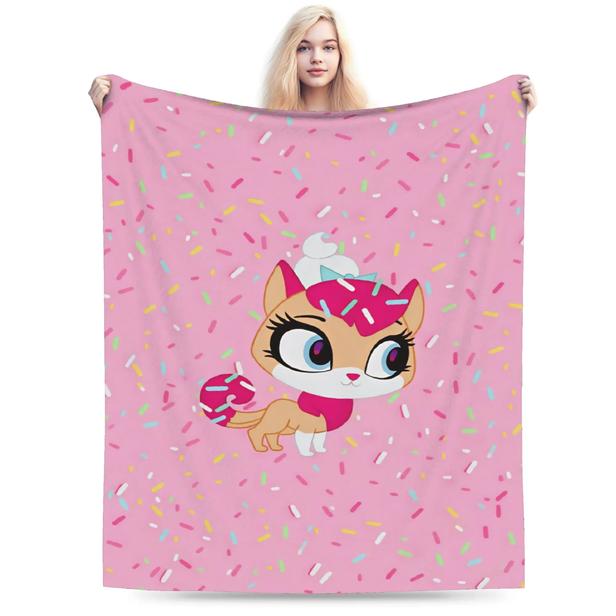 Littlest Pets Shops Throw Blanket Soft Cozy Fashion Blanket  For Outdoor Plane Travel Flannel Bedspread Bed Cover