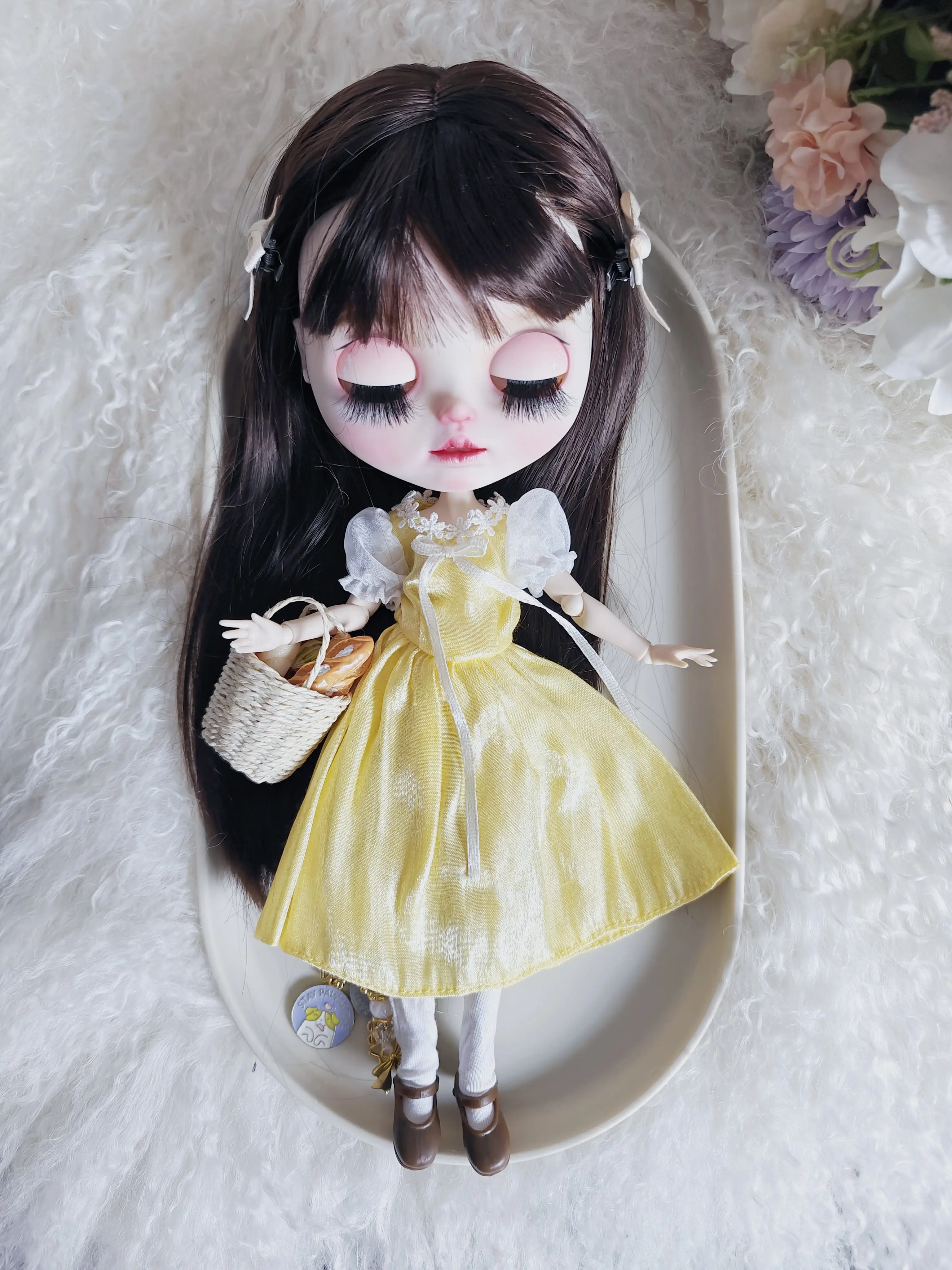 

blythe doll clothes dress set citrine ob22 ob24 azone track suit handmade doll clothes doll accessories