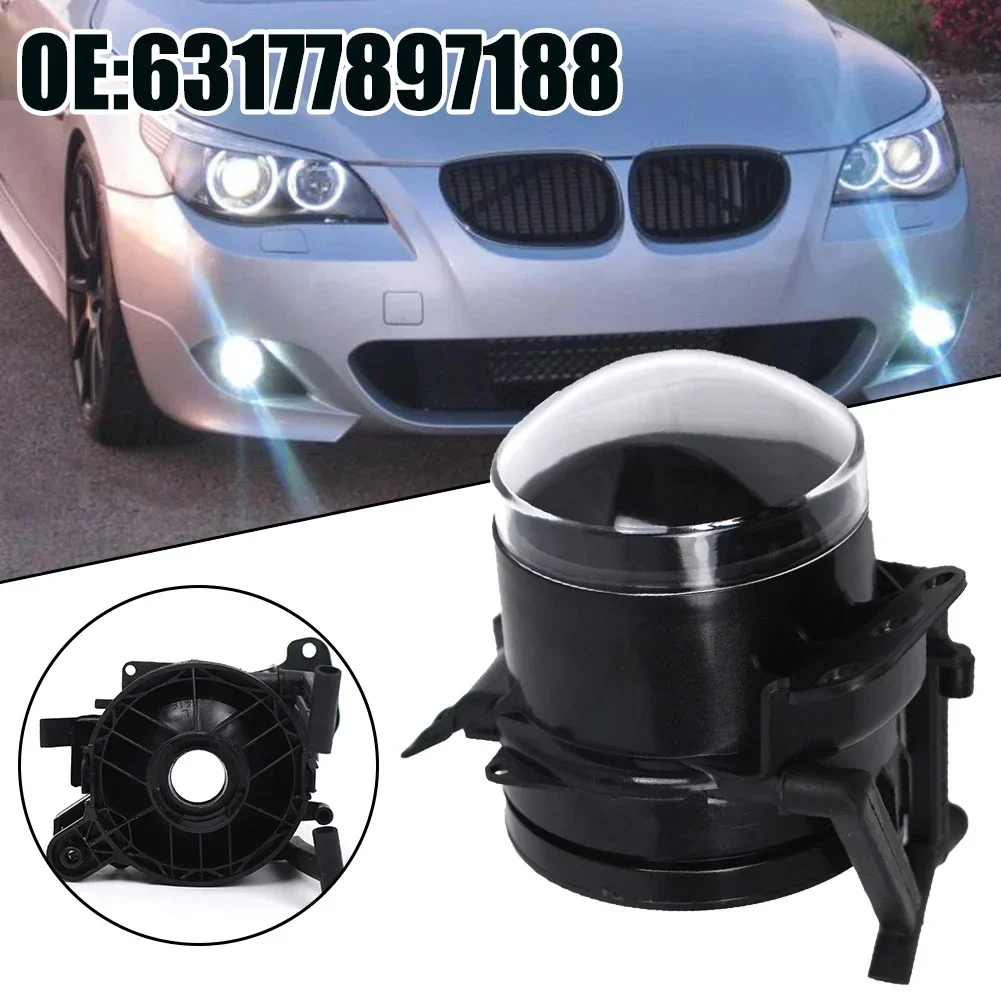 

Car Front Bumper Right Front Fog Light Lamp Housing Cover Grille Driving Lamp Trim For BMW E60 525i 528i 530i 535i 545i 04-10