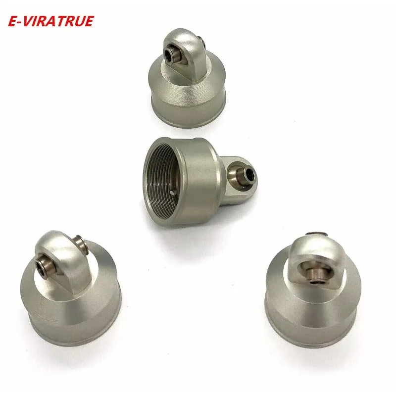 E-VIRATRUE  7075 Aluminum Shock Cap For TRAXXAS XMAXX&XRT 1/5 4pcs