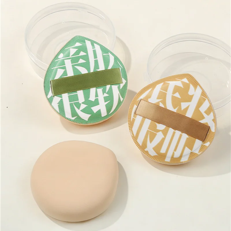 Esponja de Maquillaje Extra Grande, Suave y Gruesa, Tipo Marshmallow, para Uso en Seco y Húmedo, en Forma de Lágrima, para Polvo Suelto, Base de Maquillaje y Air Cushion