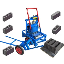 Nuovi mattoni Lego automatici che fanno il mattone dell'argilla della ruota della macchina e il creatore del blocco cavo per l'impianto di produzione e l'azienda agricola per la materia prima del cemento