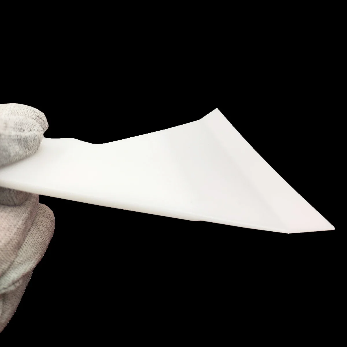 White Heat Resist Plastic Squeegee Window Tint Tool Long Handled Triangle Scraper Car Window Cleaning Squeegee Glass Wiper B44 - Image 2