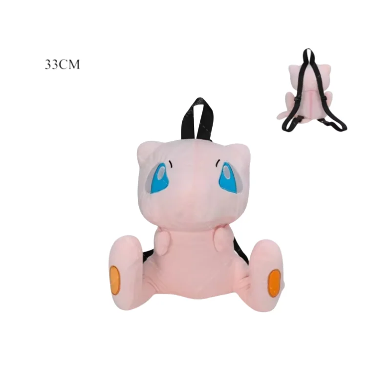 Nueva mochila de Pokemon Gengar, encantadora bolsa de felpa de estilo japonés, mochila para snorlax Eevee Ho-Oh, mochila escolar, accesorios de Cosplay, regalos de navidad