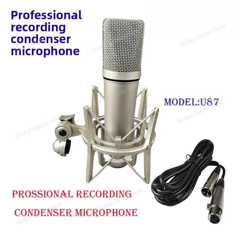 

2M Male and Female Camaron for XLR Microphone Cable in for U87 Capacitive Recording Microphone Used48V Phantom Power Supply