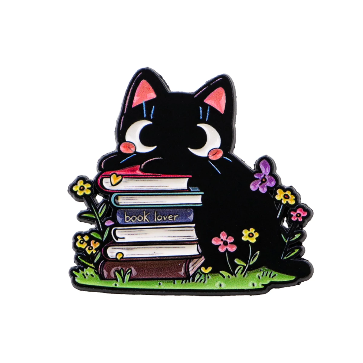 Pin esmaltado gato – Insignia metálica para solapa, mochila y sombrero - imagen 4