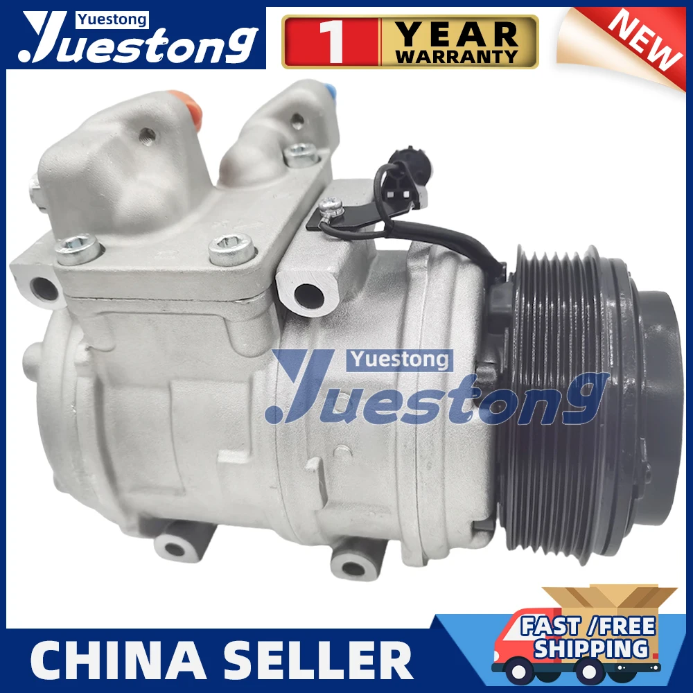 10PA17C AC Compressor W/ Clutch For Ssangyong Rexton Kyron Actyon Sport 2.0 66523-00511 66523-00311 6652300511 6652300311