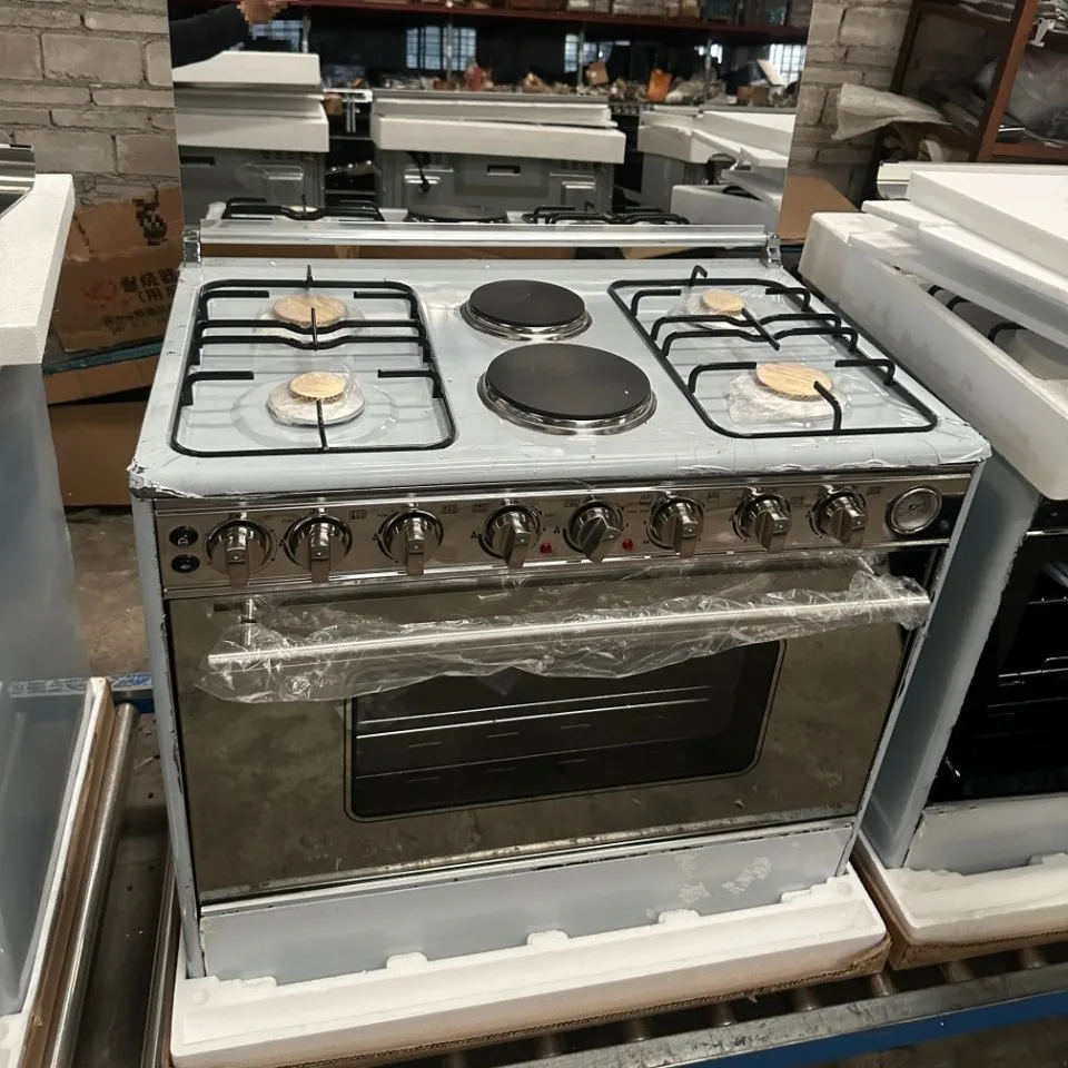 90 Wide 4 Gas 2 Electric Gas Stove One-piece Gas Oven