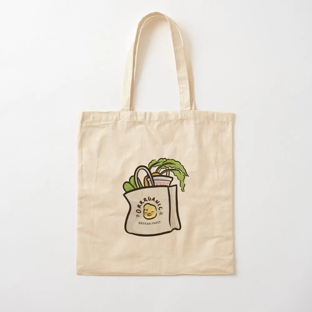 Bbokari Fruits Tote Bag Women bags Large bags for women tote bags aesthetic supermarket folding bag