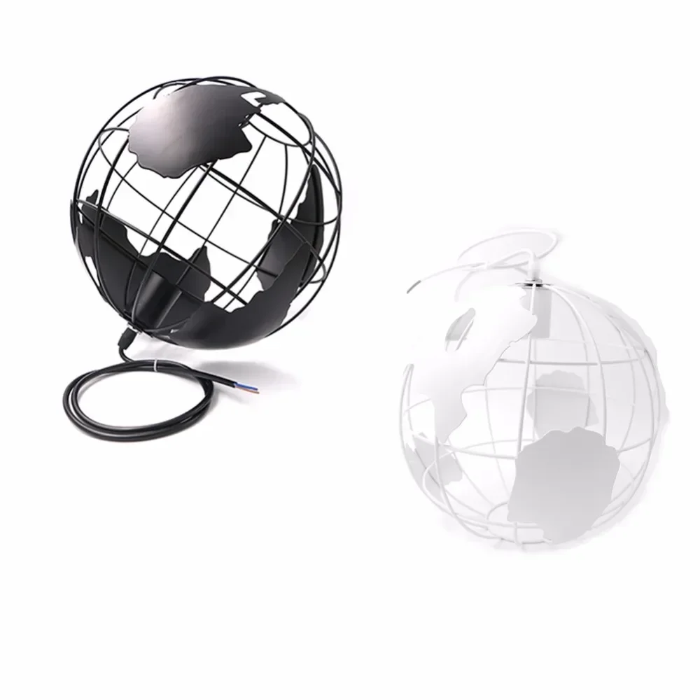 Hollow sphere Creative Arts Cafe Bar restaurant hallway lamp Scandinavian modern minimalist single-head pendant light with Earth