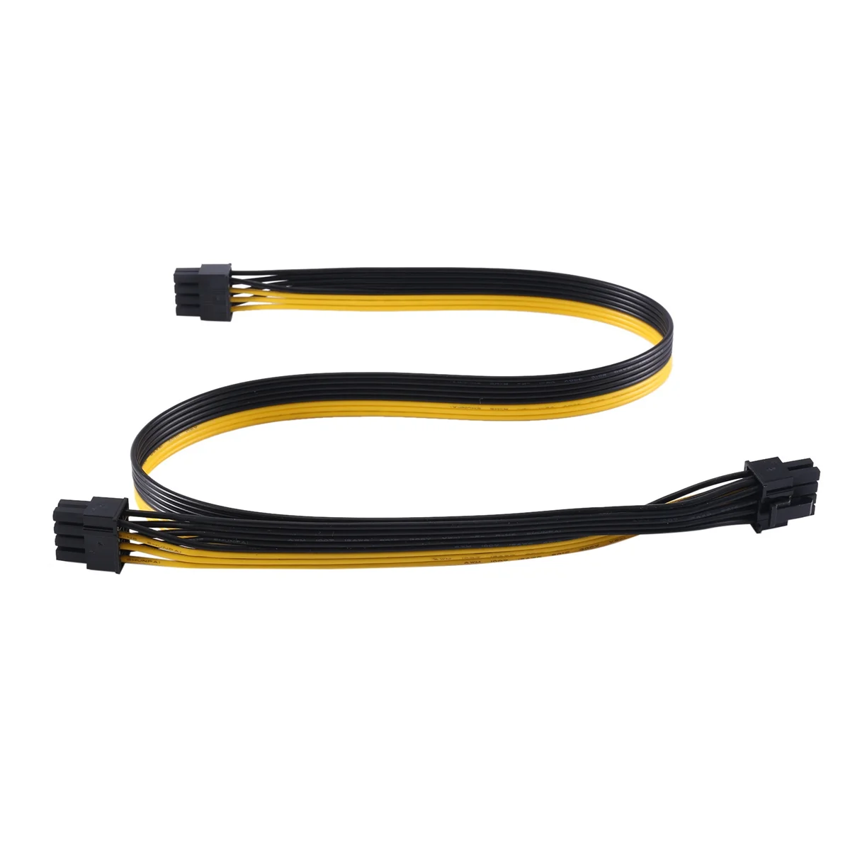 PCI-E 8 Pin Male to Dual 8 Pin (6+2) Male PCI Express Power Adapter Cable for EVGA Modular Power Supply Cable 60cm+20cm