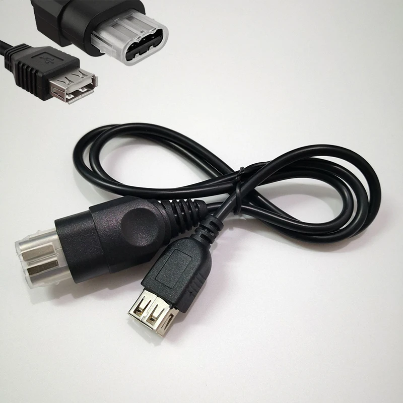 Generacja AV Audio Video Przewód kompozytowy Kabel USB do żeńskiego adaptera kontrolera gier XBOX USB na Xbox Kabel konwertujący