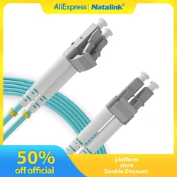 WoeoW-Câble de raccordement à fibre optique OM3, LC UPC vers LC UPC Duplex, Riser multimode 3.0 Gbps, LSZH, qualité Electrolux, 100mm, 50 μm, 125 μm