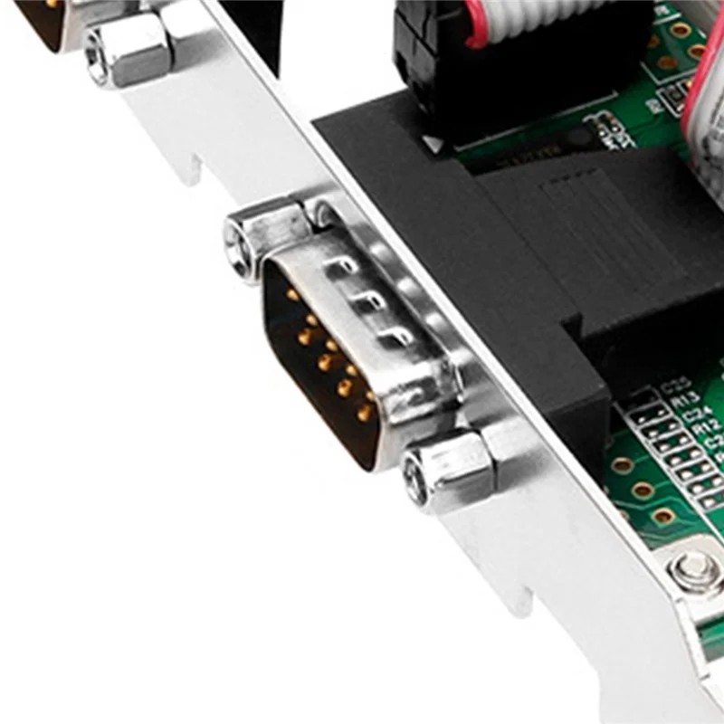 QWE-PCI-E إلى بطاقة كومبو تسلسلية مزدوجة RS232 PCI Express Pcie بطاقة محول 2.5 جيجابت/ثانية قناة 1000 كيلوبت في الثانية Wch CH382L رقاقة