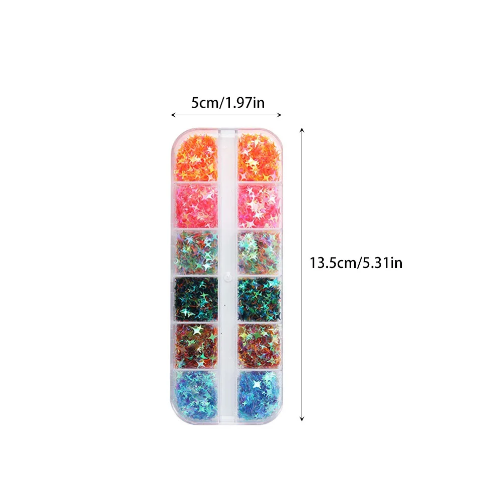 2 boîtes de manucure à paillettes pour ongles, feuille d'érable colorée, fournitures d'art pour ongles d'automne, flocons d'or pour ongles