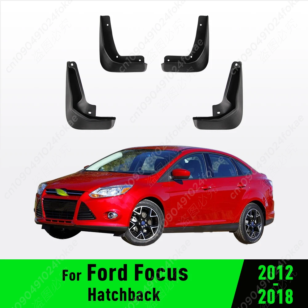 For Ford Focus 3 MK3 Hatchback 2012 2013 2014 2015 2016 2017 2018 Fender Mudguard Mud Flaps Guard Splash Flap Mudguards