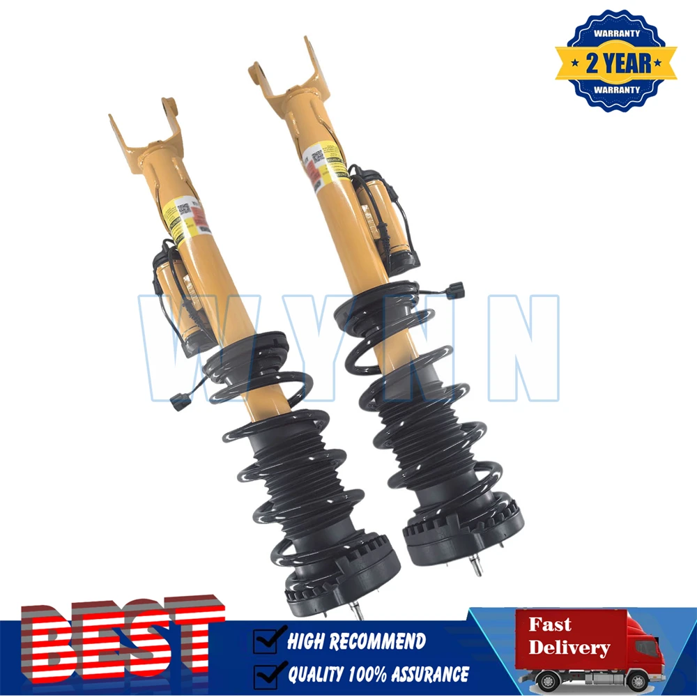 

Pair Front Shock Absorbers Struts Spring Suspension Assembly For Dodge Challenger Charger SRT SXT R/T GT 2015-2023 68531066AA