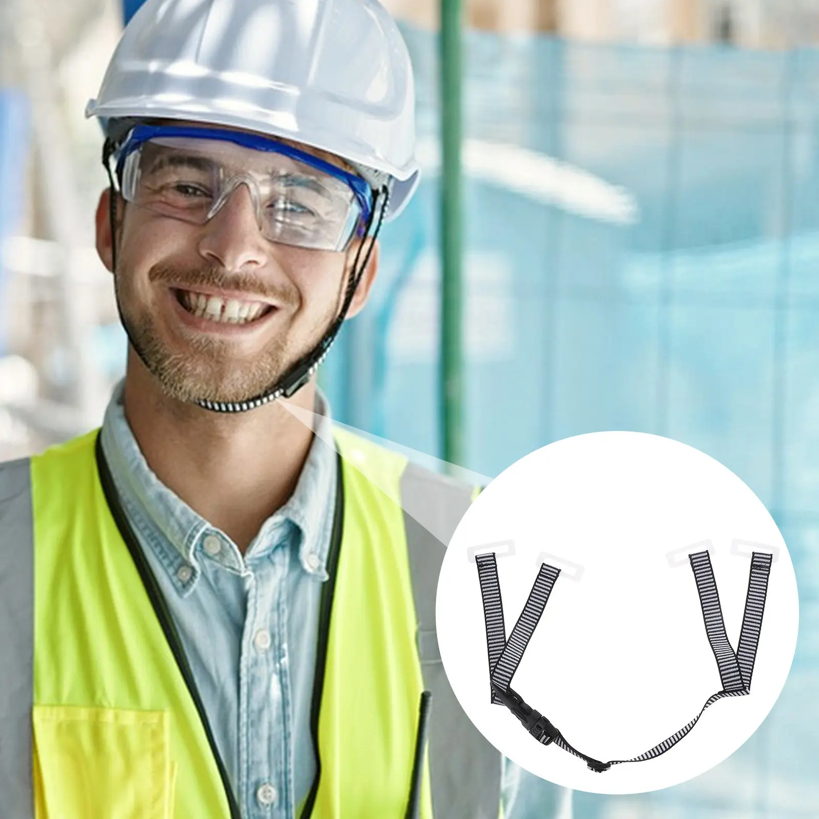 

Прочный ремень для крепления к каске: замена сломанных ремешков, портативный, надежный, для строительных и защитных касок