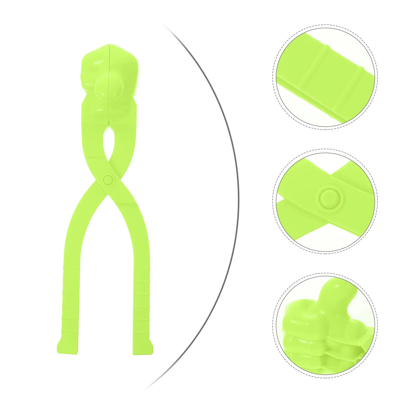 

1Pcs Clip Mild Plastic Maker Outdoor Winter Plaything Snow Fighting Supply Fun Tool for Children Family