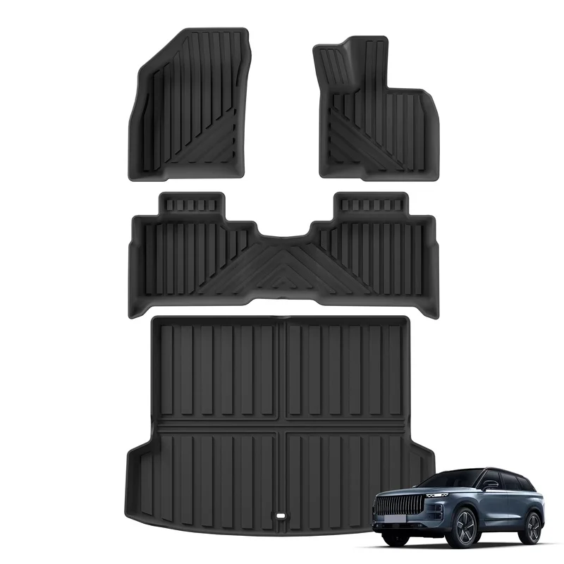 Right Drive Use for Jaecoo J7/Jetour Tansuo 06 2024-2025 (SHS Hybrid Only) Car Floor Mats Trunk Pad TPE Foot Pad All Weather