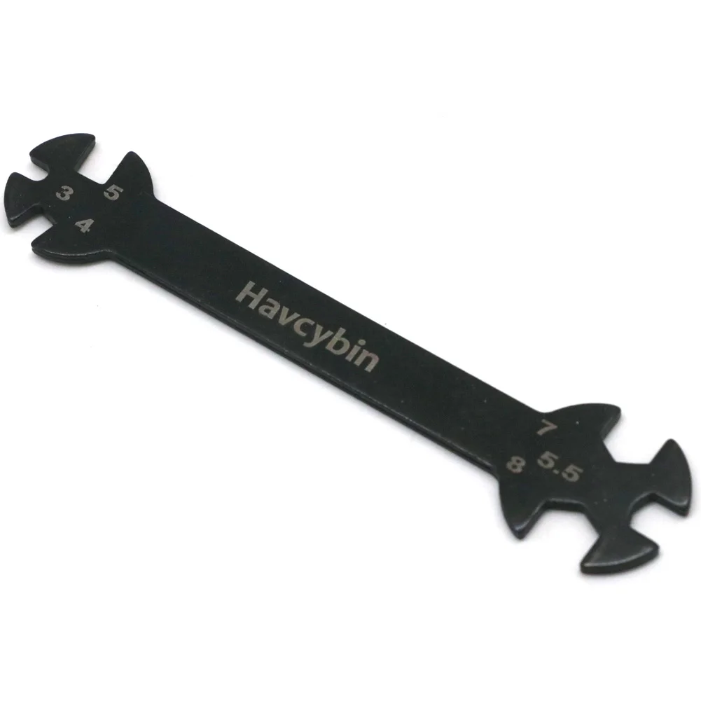 Havcybin 6 in 1 RC Hudy Special Tool Wrench 3/4/5/5.5/7/8MM for Turnbuckles & Nuts Rc Drone Car Boat