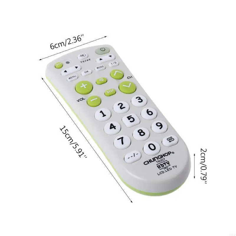 A9LF Large Key Universal Remote Control for Most Models Sensitive Controller