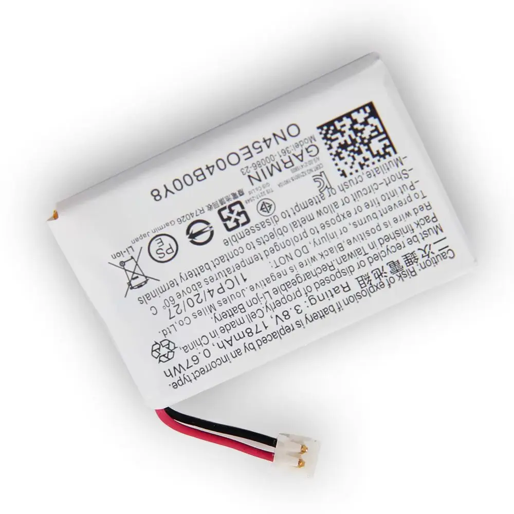 361-00086-24 361-00086-23 Replacement Battery For Garmin Vivoactive4 Approach G10 High Quality Batteries With Tool 178mAh