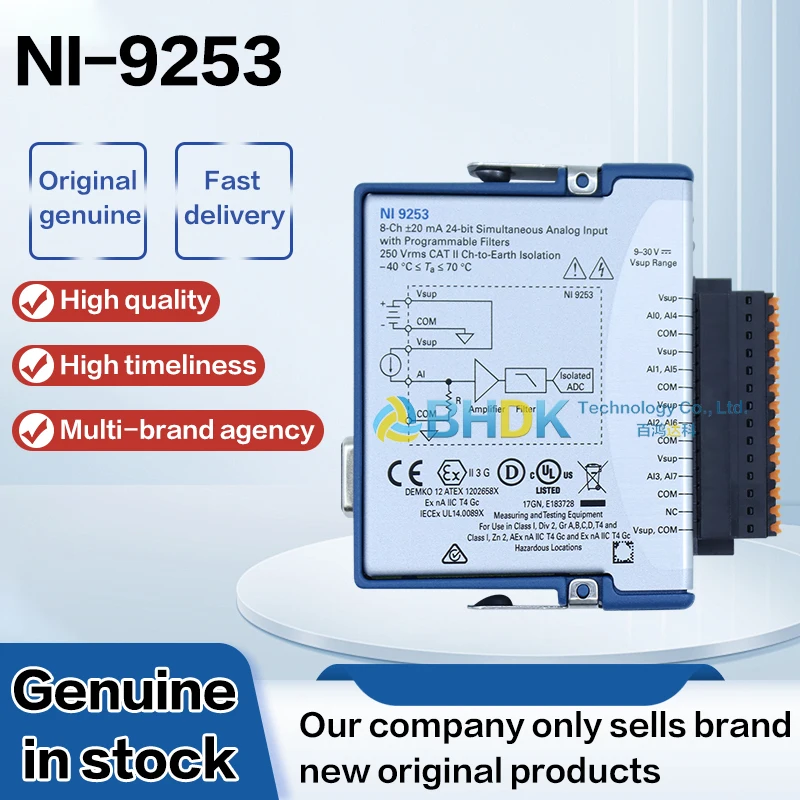 For NI-9253 Simultaneous Current Acquisition Module For CompactDAQ CompactRIO