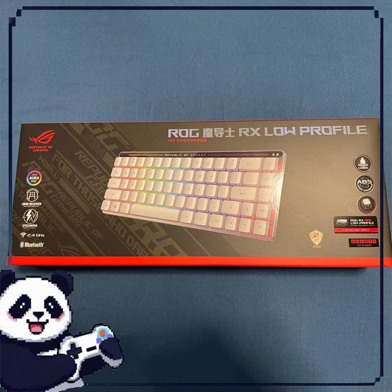ROG Falchion RX LP Tri Mode Gaming Mechanical Keyboard Low Profile Switch Compatible Mac RGB PC Computer Gaming Office Keyboard