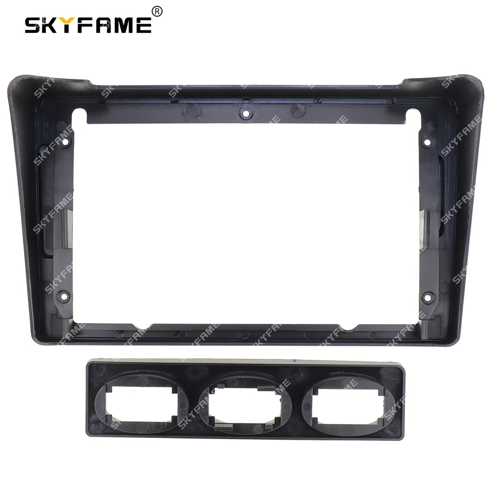 SKYFAME إطار السيارة فآسيا محول أندرويد راديو داش تركيب لوحة عدة لشيري QQ شيفروليه سبارك #2