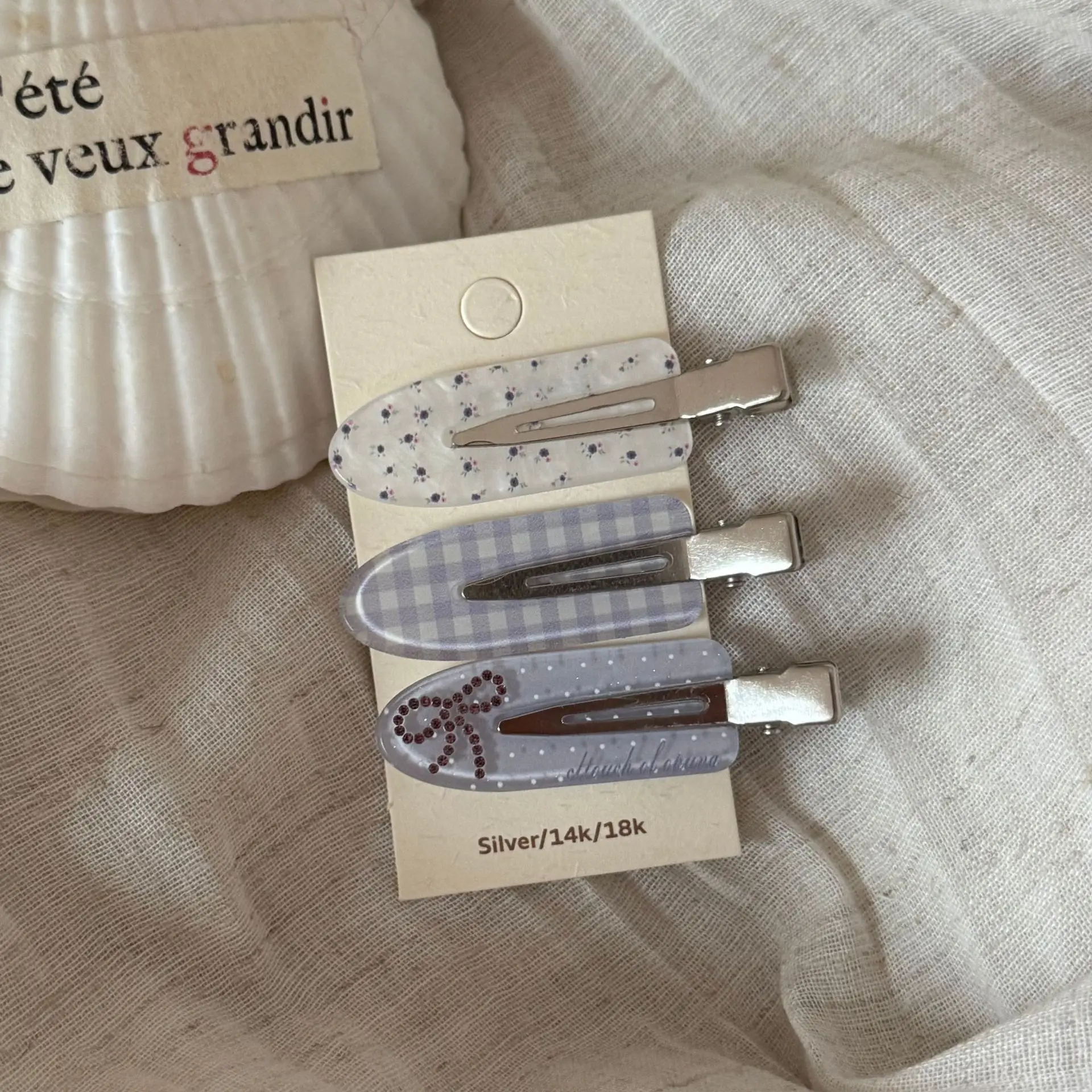 3-teiliges Set Strass-Haarspangen für Seitenponys, Niedliche Nahtlose Haarklammern, Haarspangen, Kopfbedeckungs-Sets, Koreanische Süße Liebe, Neue Haarschmuck-Geschenke – Detail 7