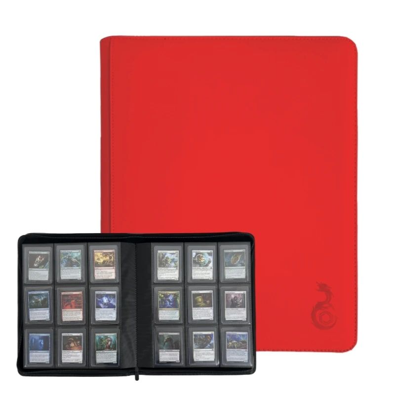 Fasst 360 Toploaders, 9 Taschen, Top-Loader-Ordner zur Aufbewahrung von Karten, Kartenhalter für Sportkarten oder Sammelkarten im Format 3 x 4 Zoll. – Detail 8