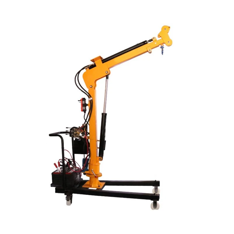 

Automatic 360 Degree Rotary Hydraulic Portable Lifting Equipment Folding Mini Electric Floor Small Cranes