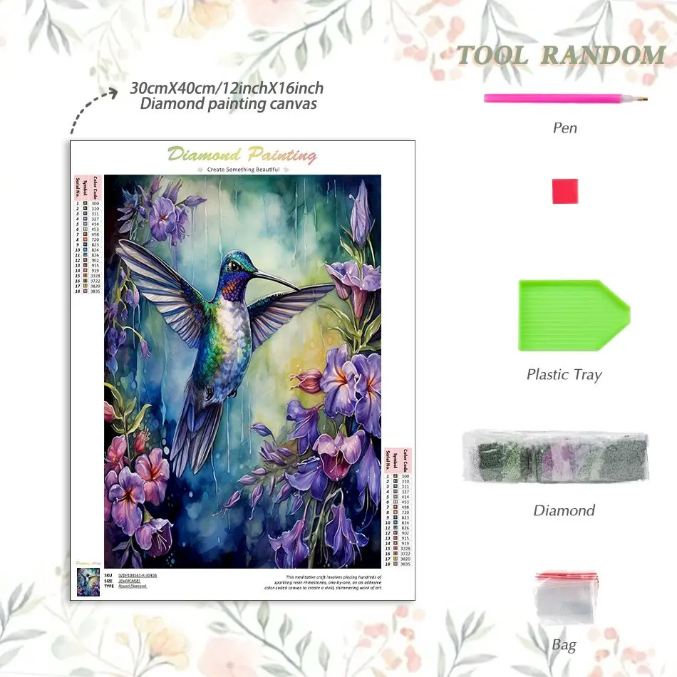 CHENISTORY Bird Diamond Painting Home Decor Gift Decorative Paintings Animal Modern Unique Gift Diy Adult Crafts Kits