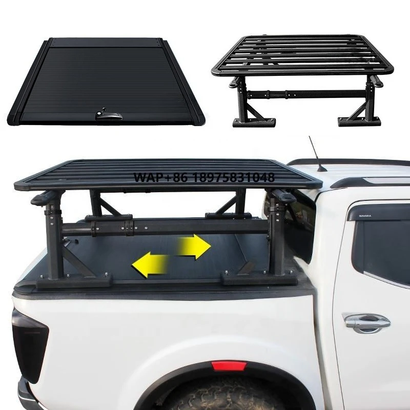 Benext Universal  Aluminum Basket Roof Rack  Luggage Rack Baggage Carrier Roll Bar for dodge Ram 1500 2020