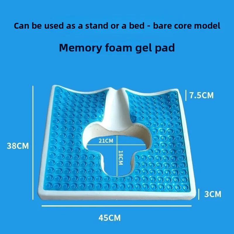 Soft Support Cushion, Breathable Fiber Material, T‑Shaped Opening Triangular Slope Design, Body Positioning Pillow for Cozy Rest