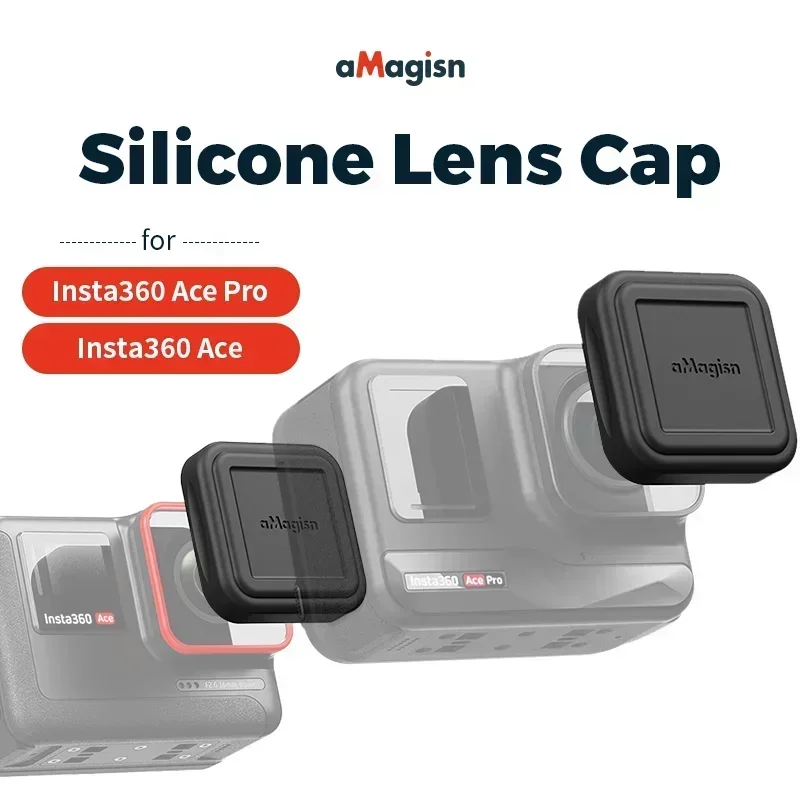 For Insta360 Ace Pro Silicone Lens Cap for Insta360 Ace Lens Case Sports Camera Accessories