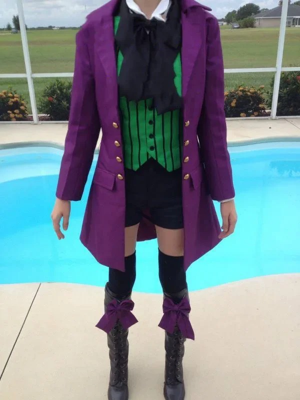 

Anime Black Butler Season 2 Earl Alois Uniform Trancy Cosplay Party Costume Custome With Ring Halloween Costumes