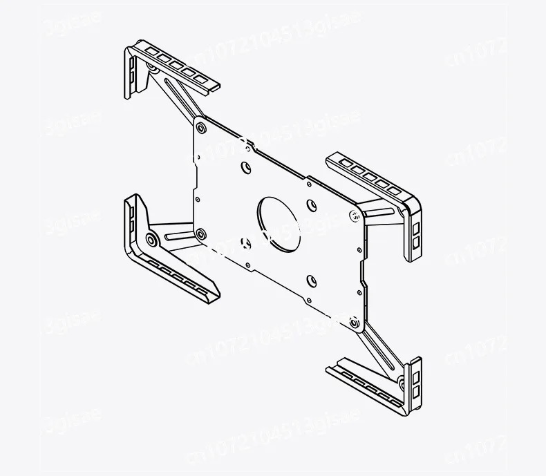 Floor Display Anti-theft Flat Bracket Flat Bracket Self-service Store Vertical