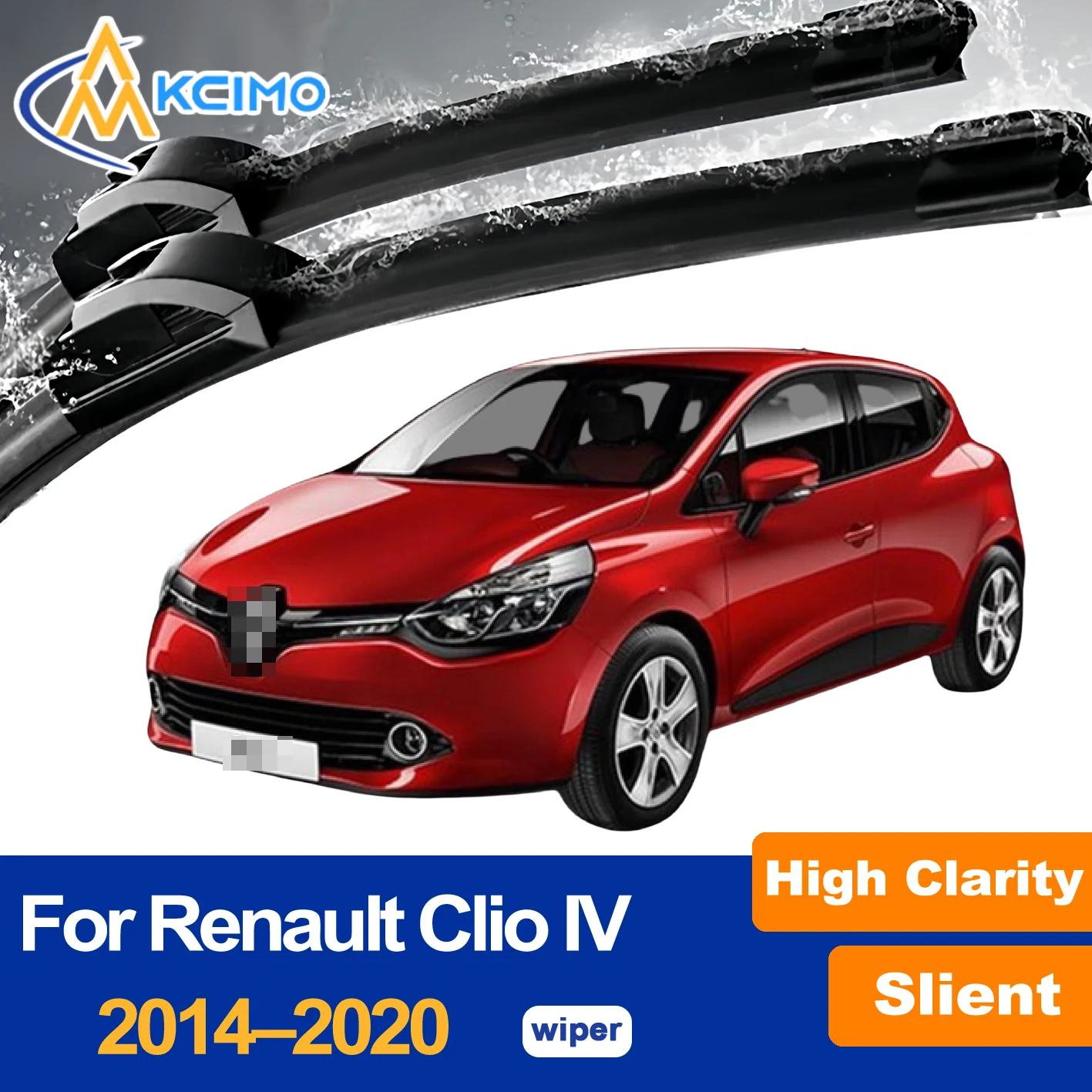 2 шт. щетки стеклоочистителя переднего стекла для Renault Clio IV X98 2014-2020 гг. - антикоррозийные и долговечные ​   Стиральные устройства