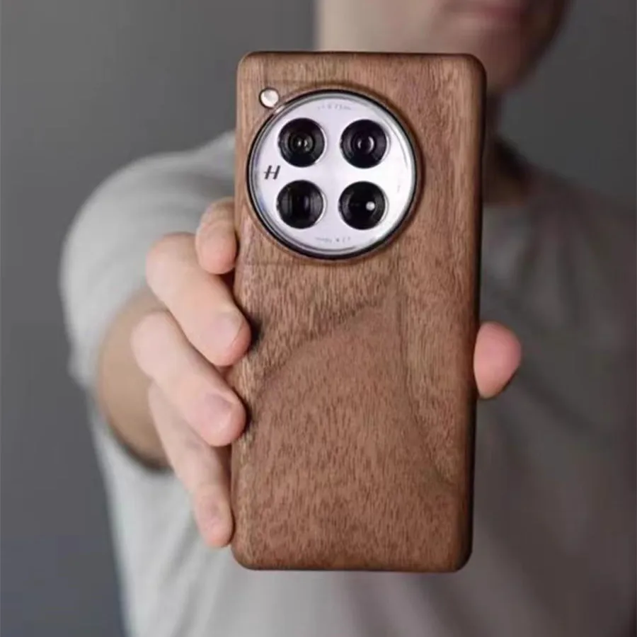 For Oneplus 13 Walnut Enony Wood Bamboo Rosewood MAHOGANY Real Wooden Hard Back Case Cover For Oneplus 13 1+13