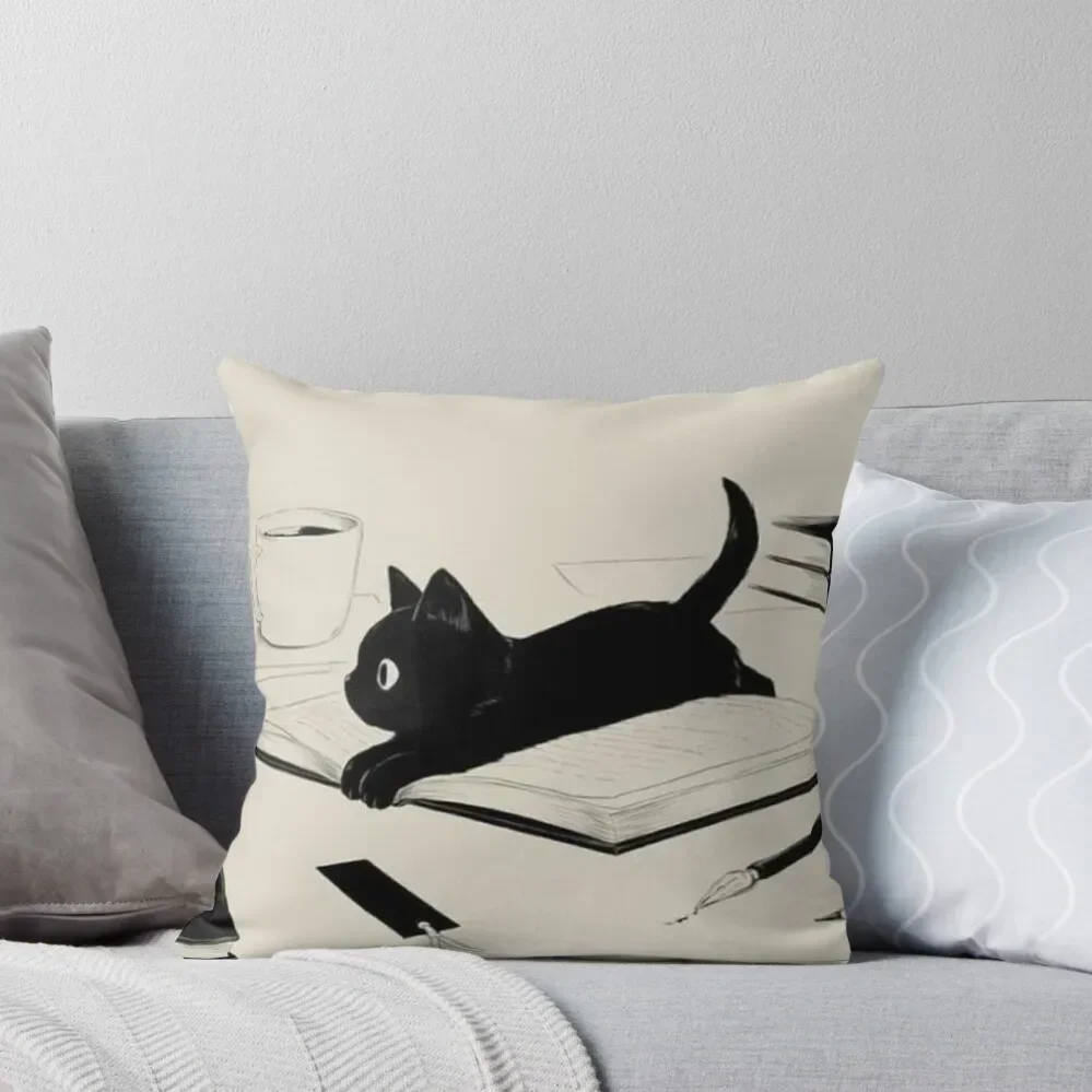 

Little Cat Throw Pillow Ornamental Pillow Decorative Cushions Cusions Cover Cushions For Decorative Sofa pillow