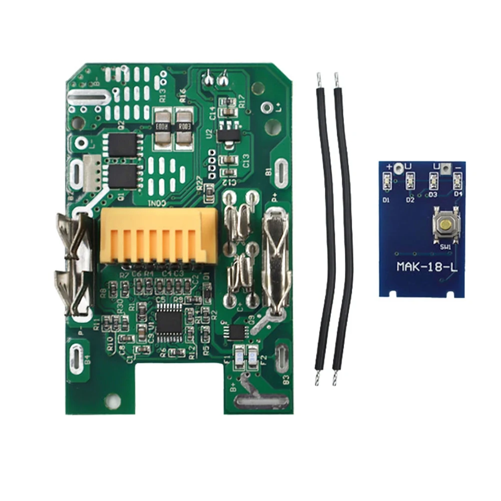 BL1830 Li-Ion Battery Case Charging Protection Circuit Board Box for Makita 18V Label LED Battery Indicator BL1860