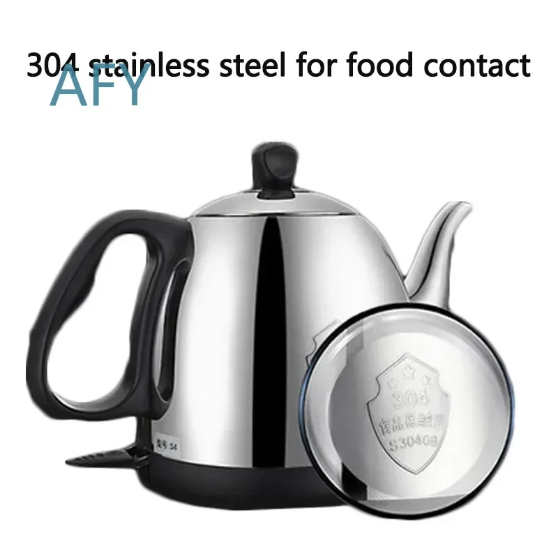 Electric Kettle for Home Appliances Household Tea Pot Set 1.0L Capacity 304 Stainless Steel Fast Boiling Safety Auto Off