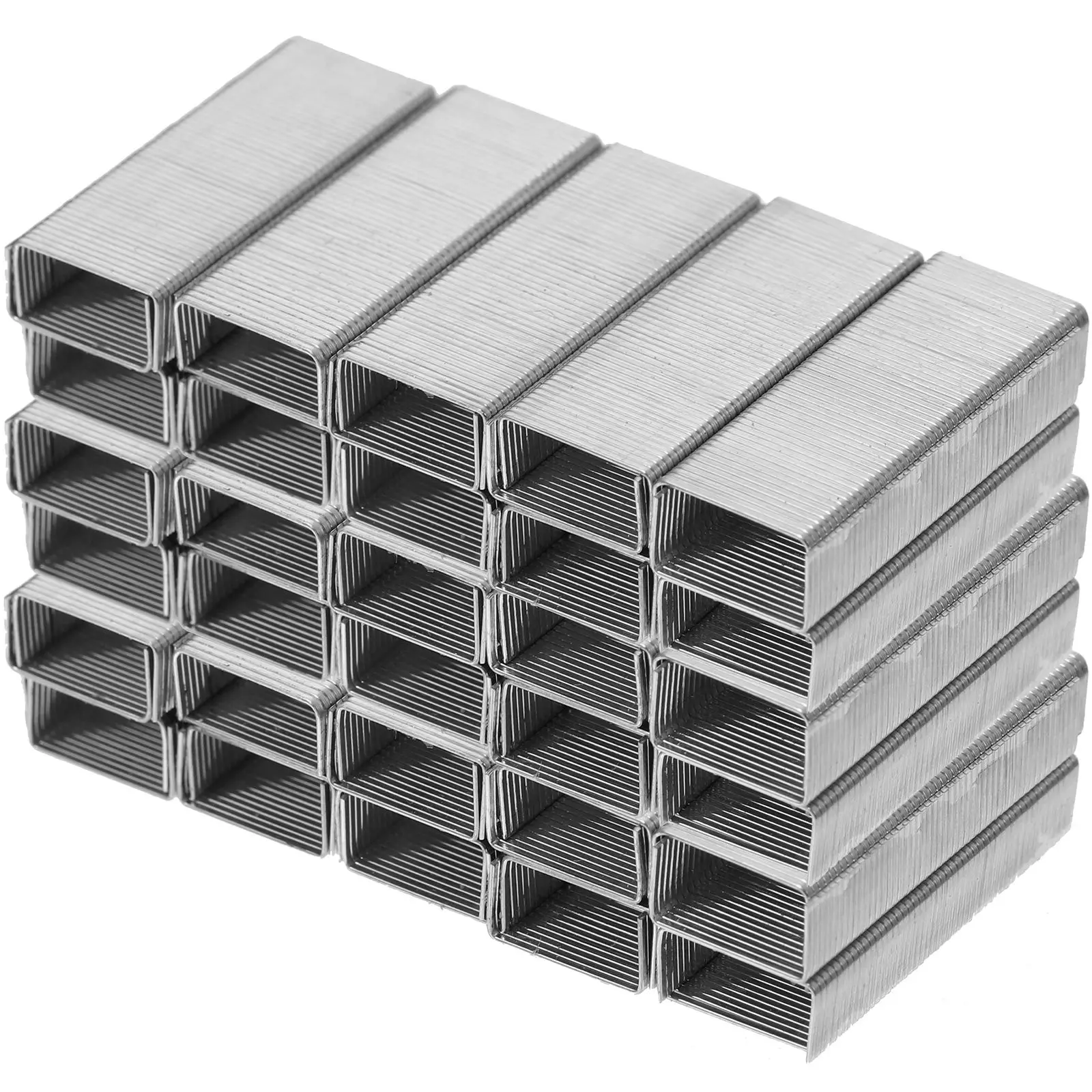 

100 Metal No Slip Standard Staples Compact Refills Reliable Precision Binding Documents Lightweight Portable Easy Use Office