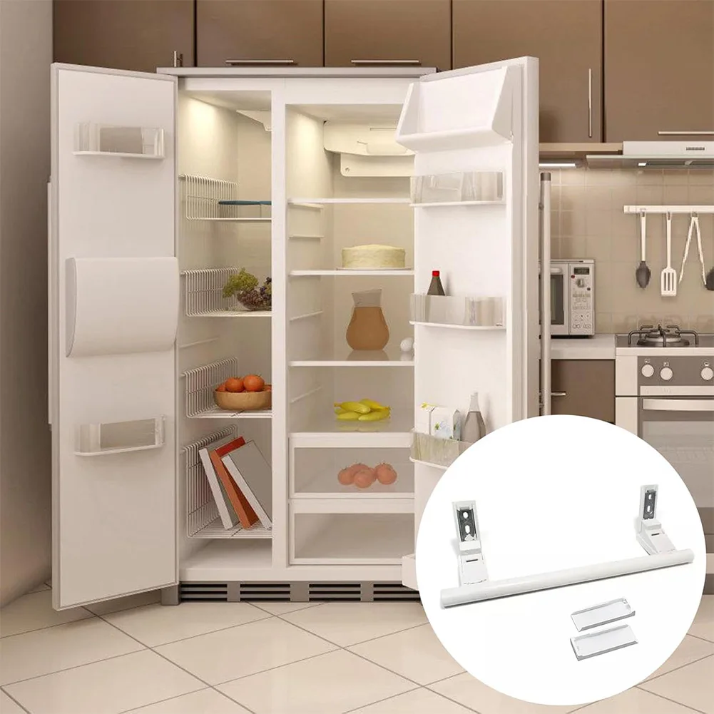 Plastic Refrigerator Handle 7430670 White Push Pull Door Grip For Most Standard Fridge-Freezer Replacement Part Accessory 31cm