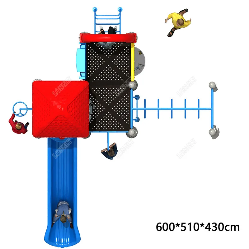 China Exported Kids Slide for Playgrounds LLDPE Plastic Equipment for Gardens Schools & Residential Areas
