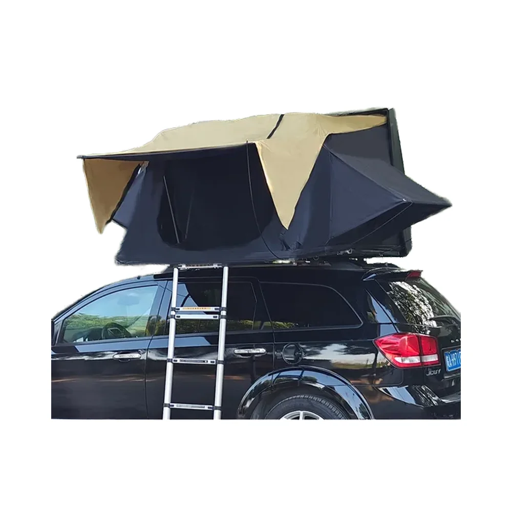 

High Quality 2-Person 4x4 Offroad SUV & Truck Rooftop Tent ABS Shell Aluminum Pole Straight Bracing Type Four-Season for Sale
