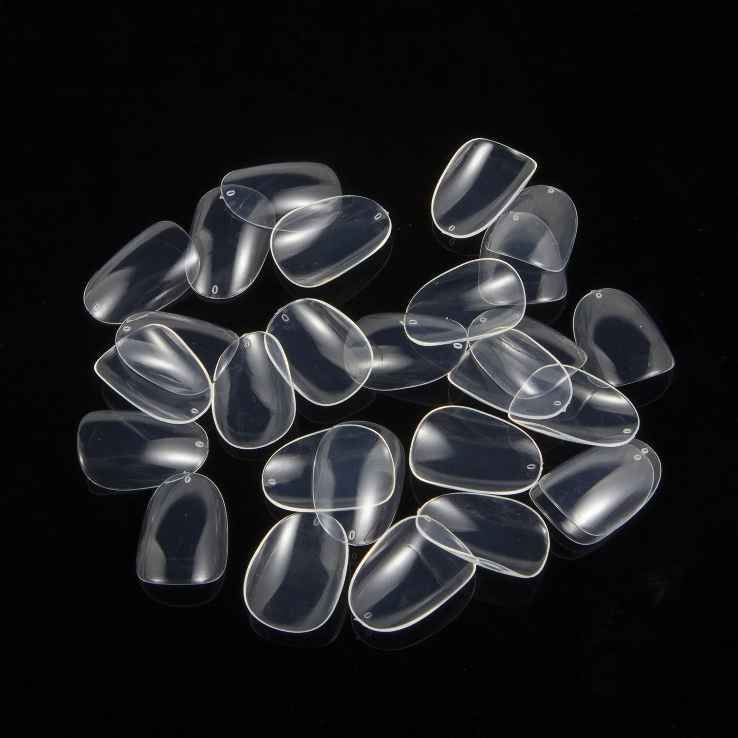 Short Round 100 Pieces Single Size False Nail Tips Nail Refill Size 3 4 5 6 Fake Nails Full Cover Nail Tips Artifical Nails